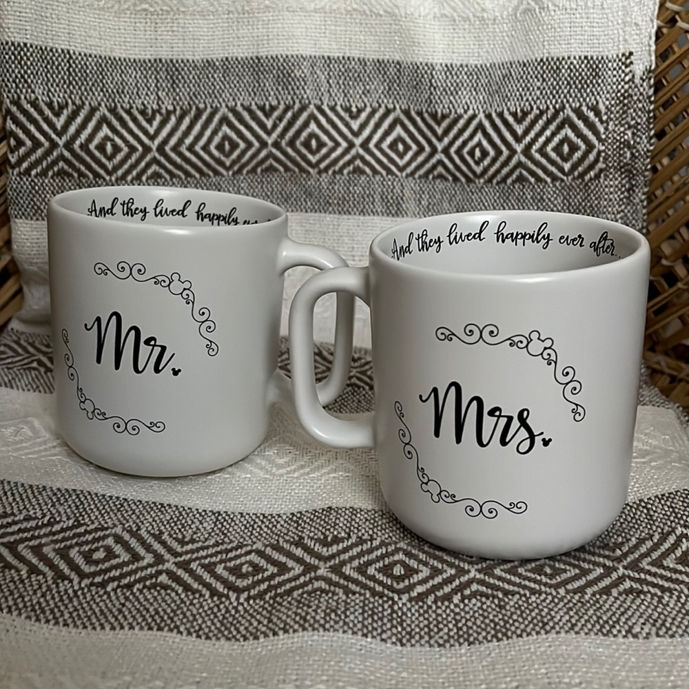 Disney Mr & Mrs Mugs